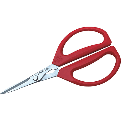 joy chen red kitchen scissors