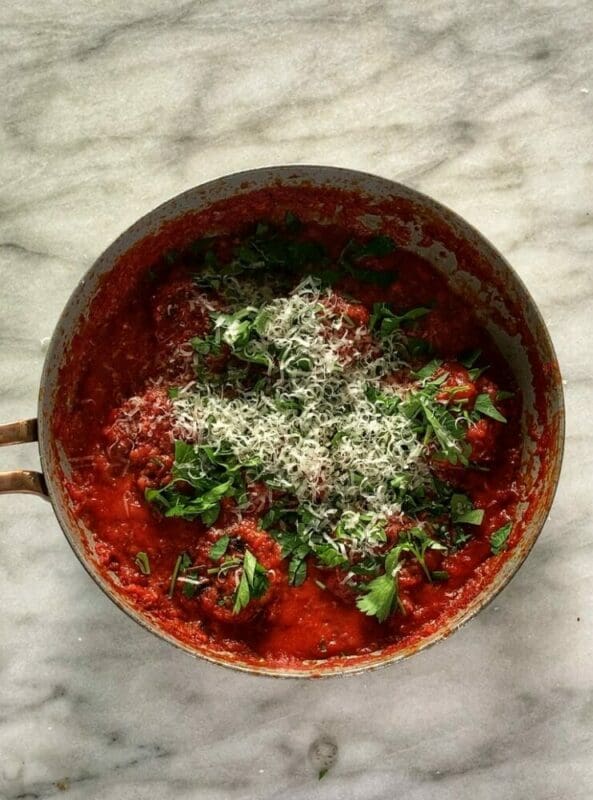 Eggplant Dumplings Alla Parmigiana - Ella Quien Come